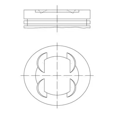 Piston Ve Segman (Opel, Corsa) (011PI00110000, K527976, 8773452) Piston Ve Segman (Opel, Corsa) (011PI00110000, K527976, 8773452)