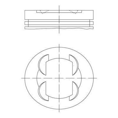 Piston Ve Segman (Opel, Corsa) (011PI00110000, K527976, 8773452) Piston Ve Segman (Opel, Corsa) (011PI00110000, K527976, 8773452)