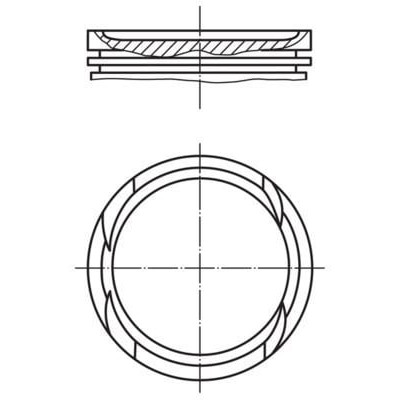 Piston ve Segman (Opel, Corsa, Mokka) (011Pı00112000, 8773461)