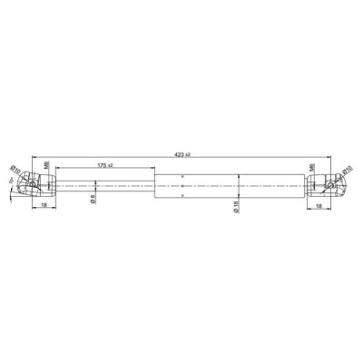 Bagaj Amortisörü (Opel, Astra, HB) (KRA.09010092  *2, 09010092, 2557000652542)