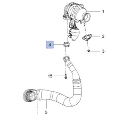 Turbo Giriş Boru Contası (Opel, İnsignia A, A20Dt) (13247992) Turbo Giriş Boru Contası (Opel, İnsignia A, A20Dt) (13247992)
