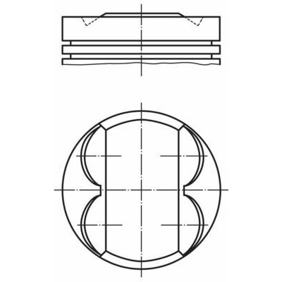 Piston and Segment (Chevrolet Corsa, Chevrolet Aveo) (87 73450 050 MAH, H127667, 011PI00113002) Piston and Segment (Chevrolet Corsa, Chevrolet Aveo) (87 73450 050 MAH, H127667, 011PI00113002)